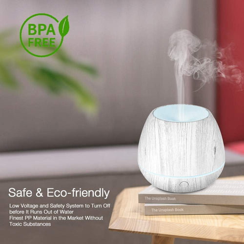 Cool Mist Humidifiers - Essential Oil Diffusers with 7 Lighting Options - Auto Shut off Humidifiers for Bedroom, Home & Office